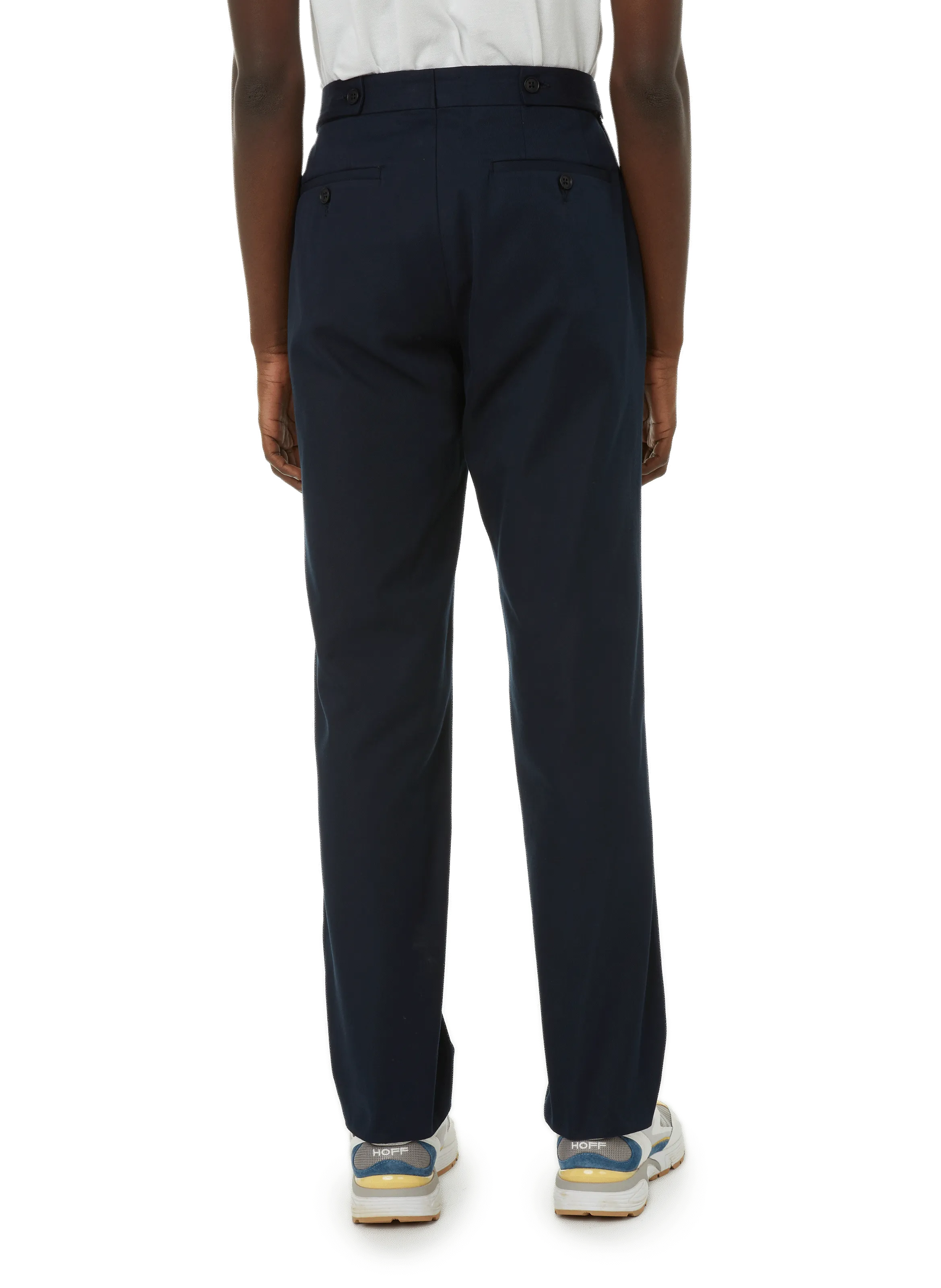 1865 Saison Blue Cotton Silk Cashmere Trousers - Buy Now!