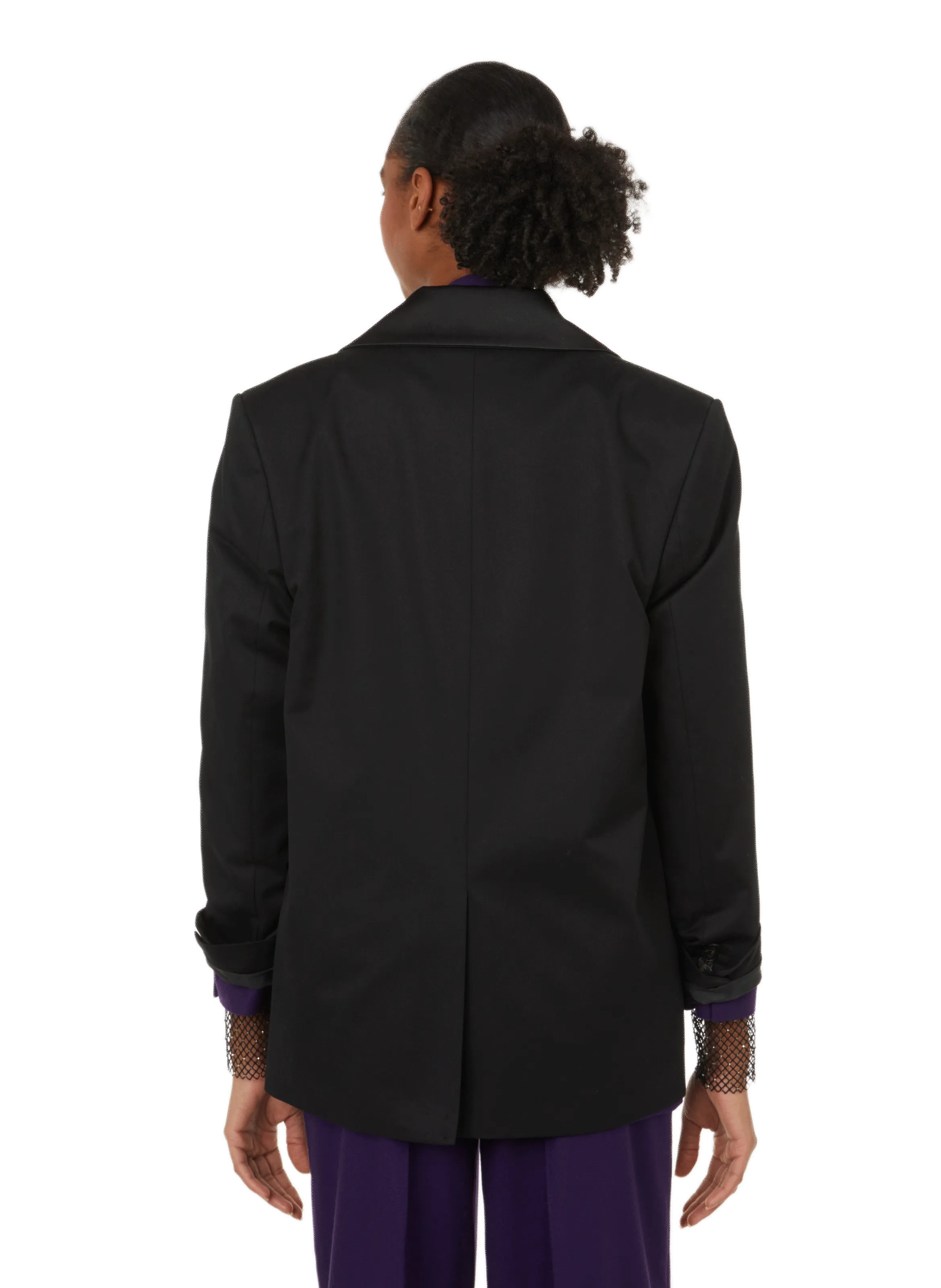 1865 Saison Wool and Cotton Jacket in Black.