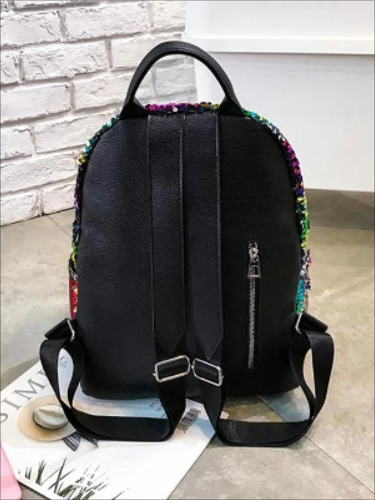 5 Sparkly Sequin Backpack with Multiple Colors