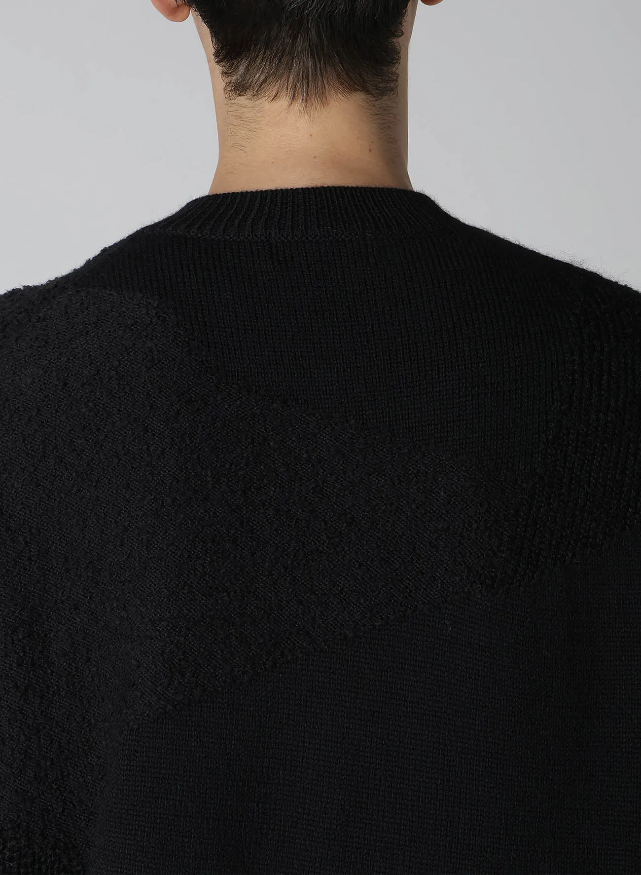 5G INTERSIA V NECK LONG SLEEVE KNIT