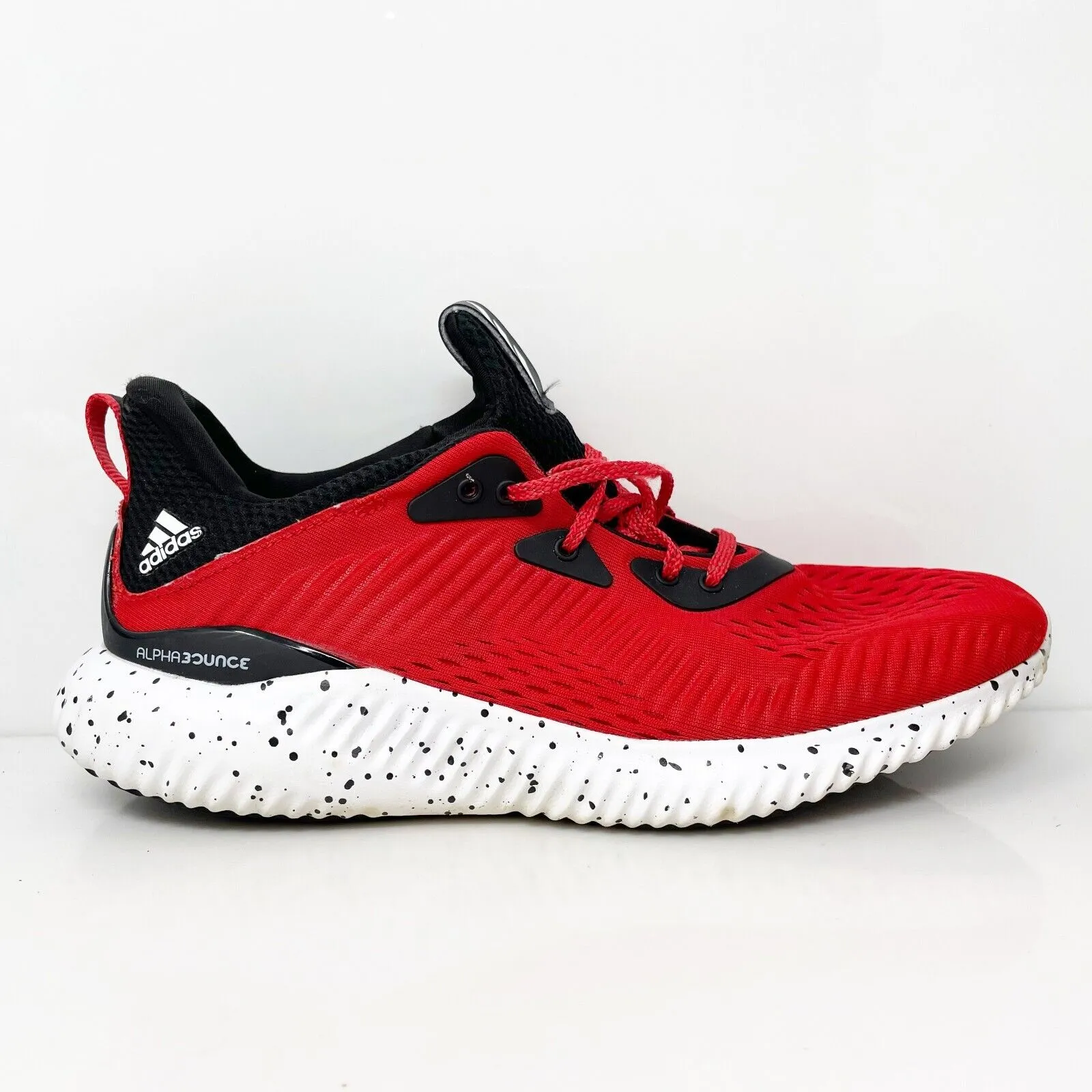 Adidas Mens Alphabounce 1 HP7580 Red Running Shoes Sneakers Size 9