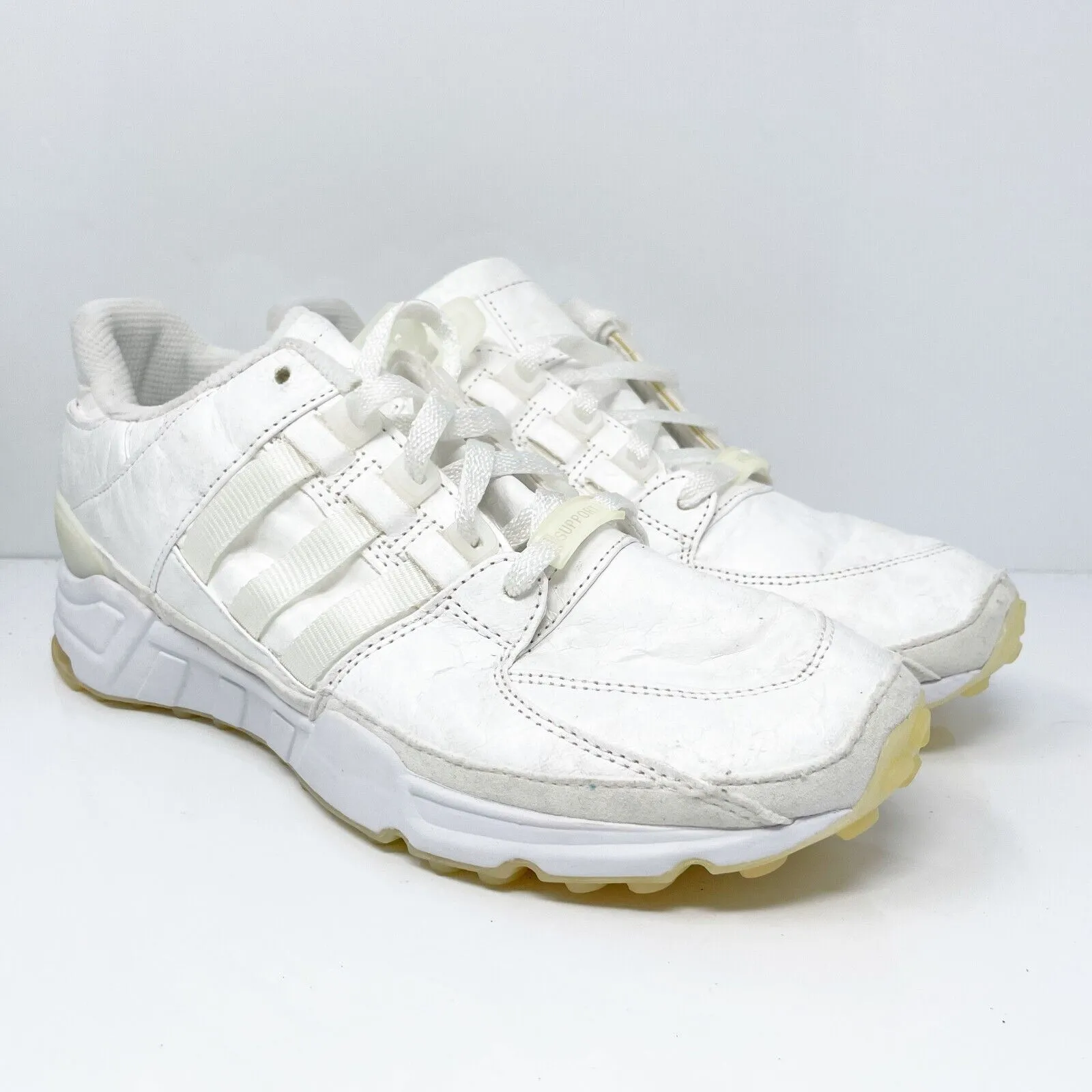 Adidas Mens EQT Support B27575 White Running Shoes Sneakers Size 10