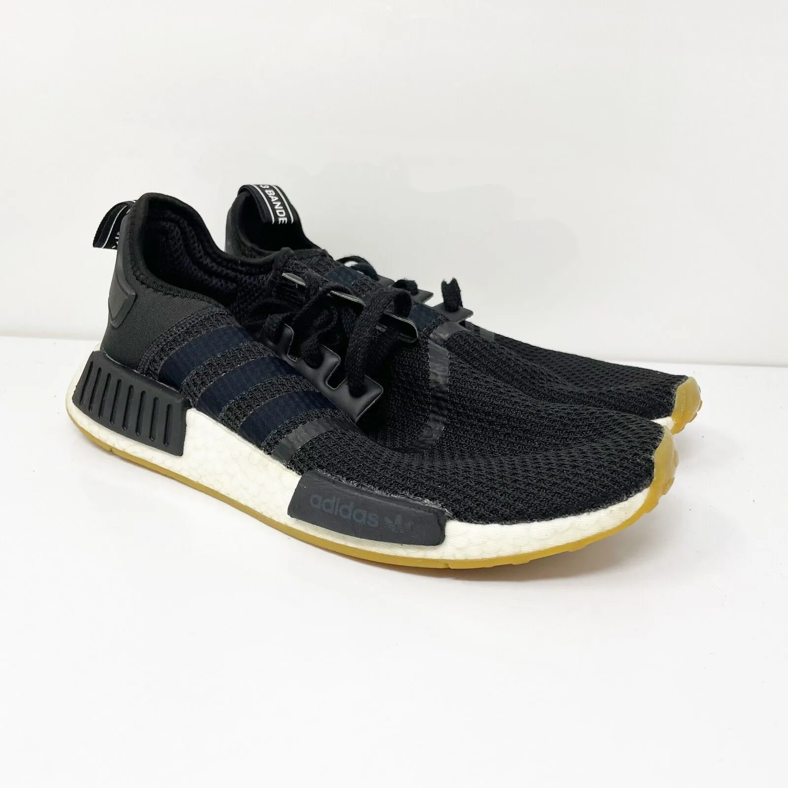 Adidas Mens NMD R1 B42200 Black Running Shoes Sneakers Size 9