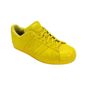 ADIDAS ORIGINALS yellow suede trainers