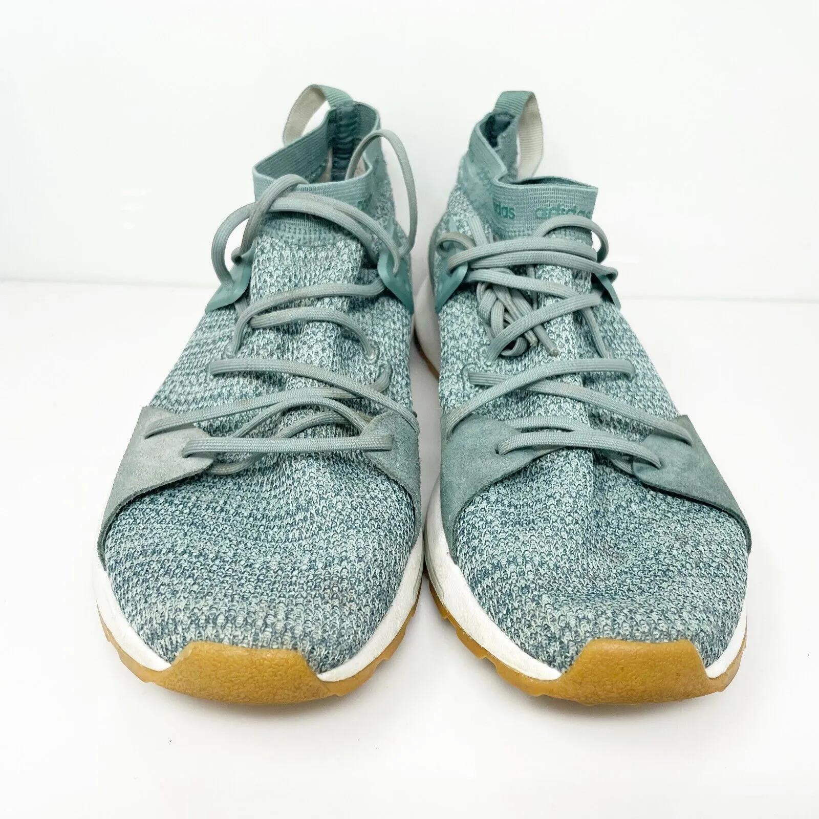 Adidas Womens Quesa B96513 Green Running Shoes Sneakers Size 8.5