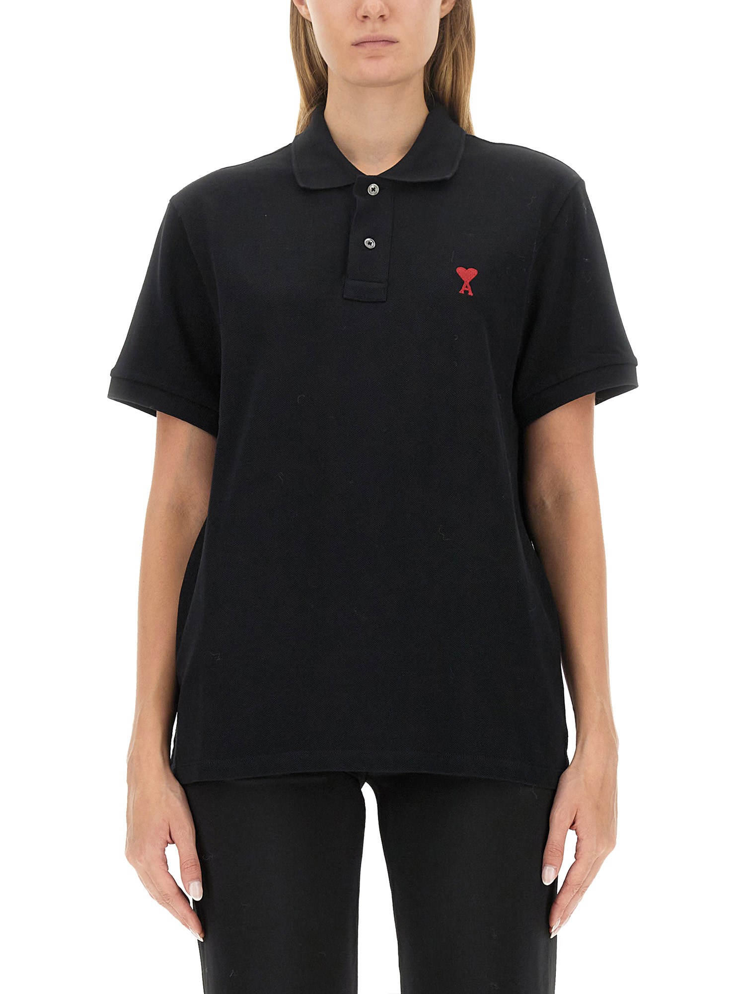 AMI Paris Polo With Logo