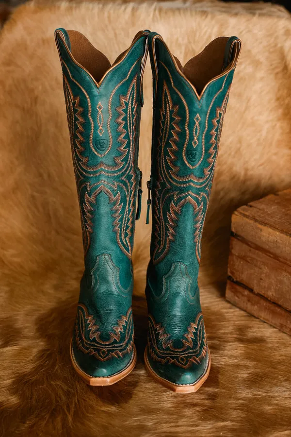 Ariat Turquoise Snip Toe Casanova Boots