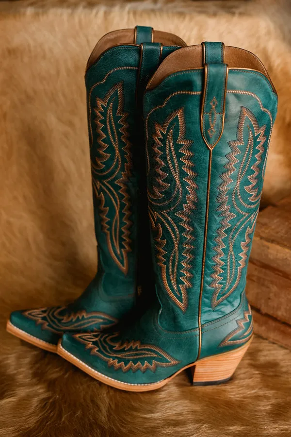 Ariat Turquoise Snip Toe Casanova Boots