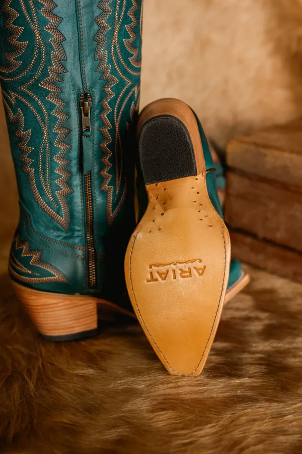 Ariat Turquoise Snip Toe Casanova Boots