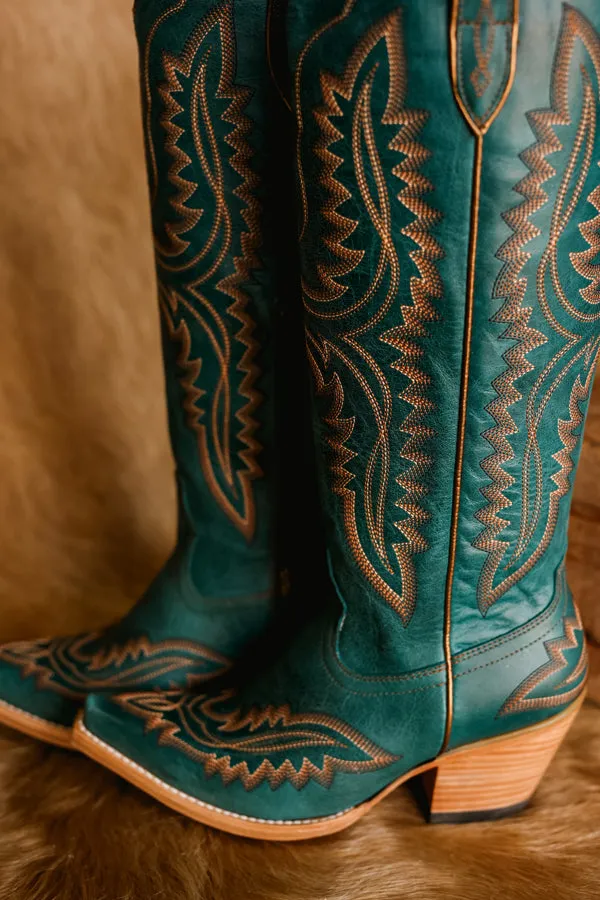 Ariat Turquoise Snip Toe Casanova Boots