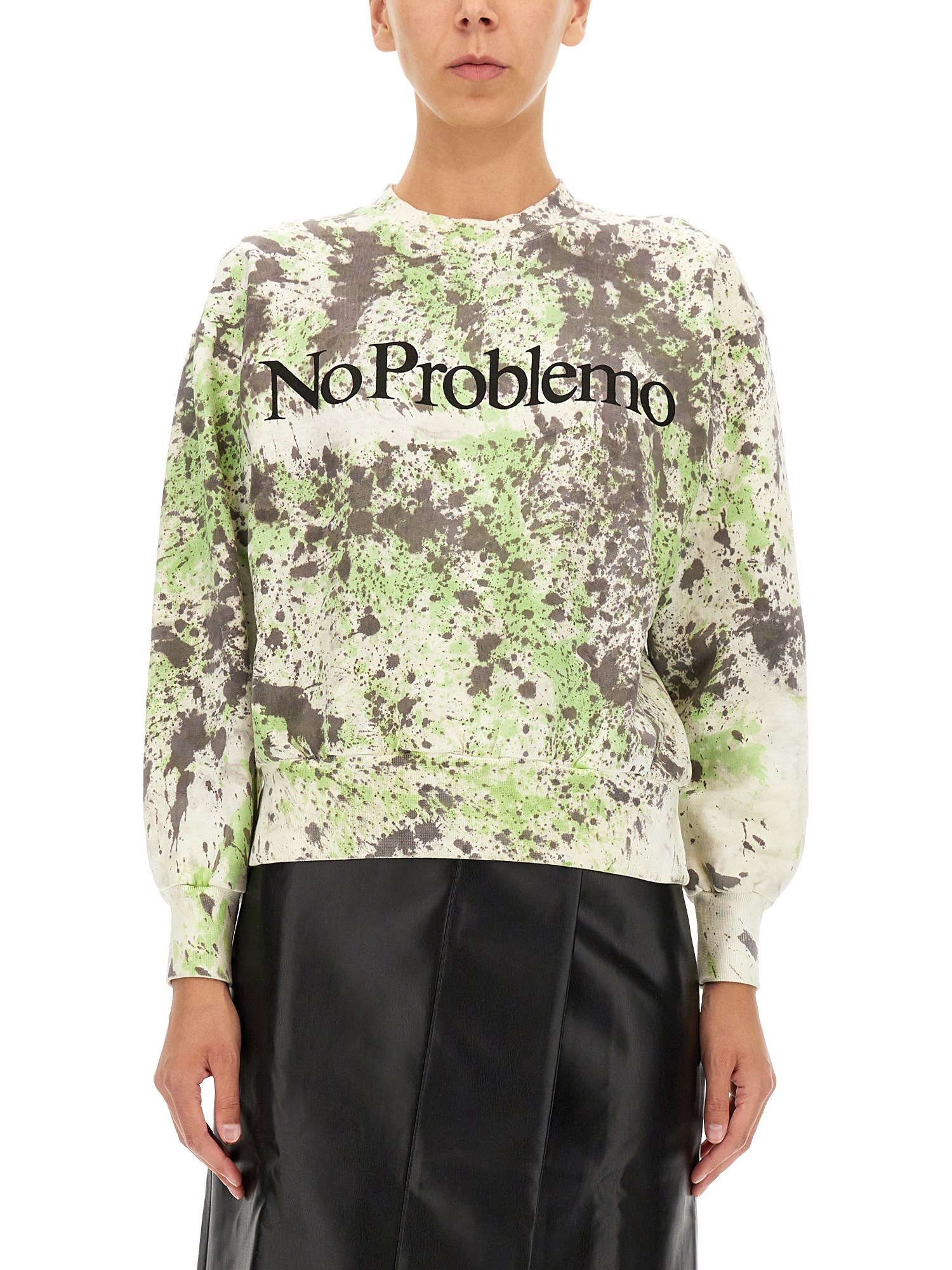 ARIES    COTTON PRINTED SWEATSHIRT