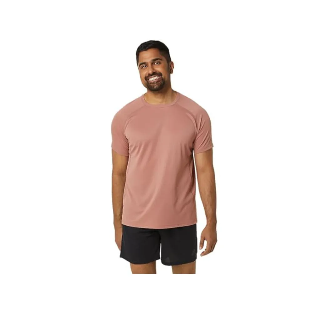 ASICS Men's Vented Knit Short Sleeve Top Umeboshi