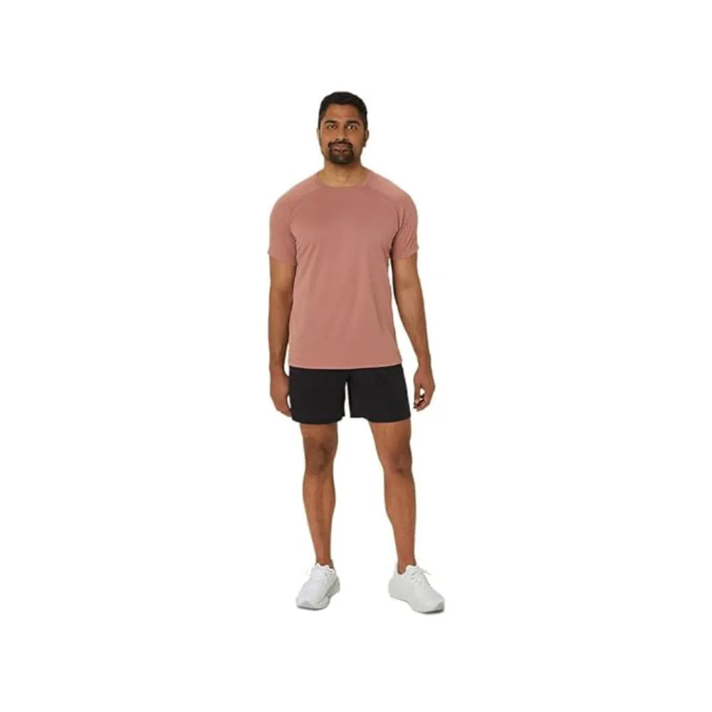 ASICS Men's Vented Knit Short Sleeve Top Umeboshi