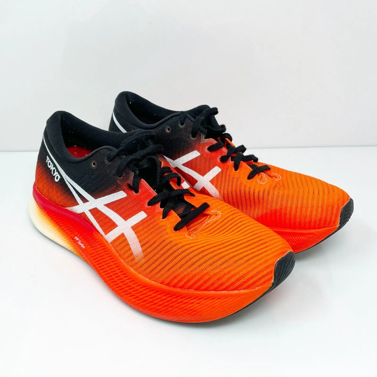 Asics Womens Metaspeed Sky 1012B069 Orange Running Shoes Sneakers Size 10