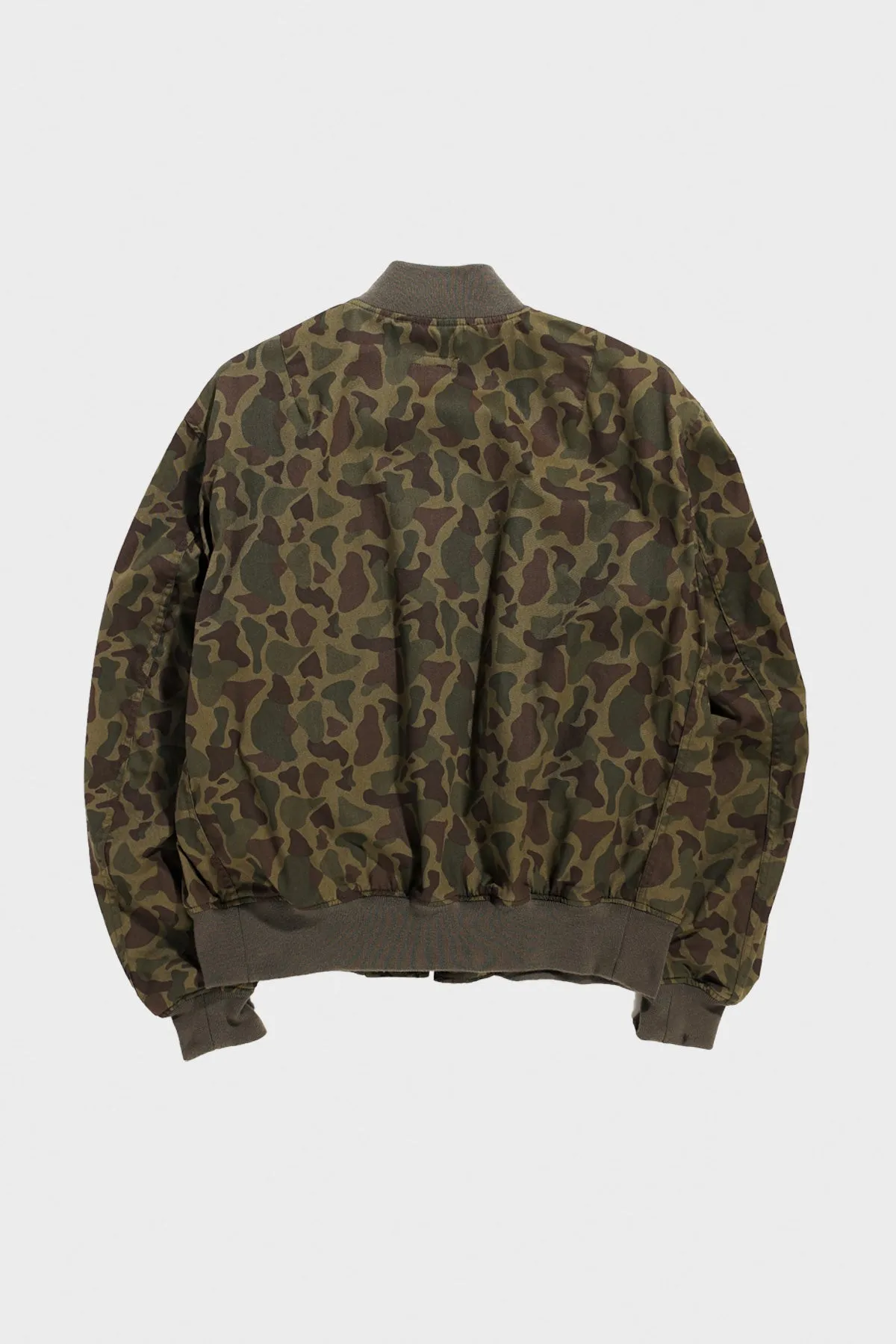 Aviator Jacket - Olive Camo 6.5oz Flat Twill