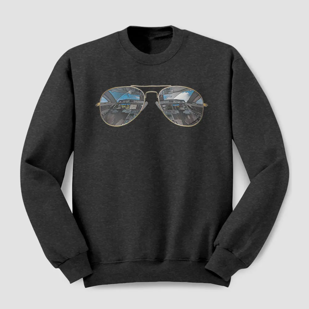 Aviator Sunglasses - Sweatshirt