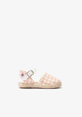 Baby's Pink Vichy Espadrilles