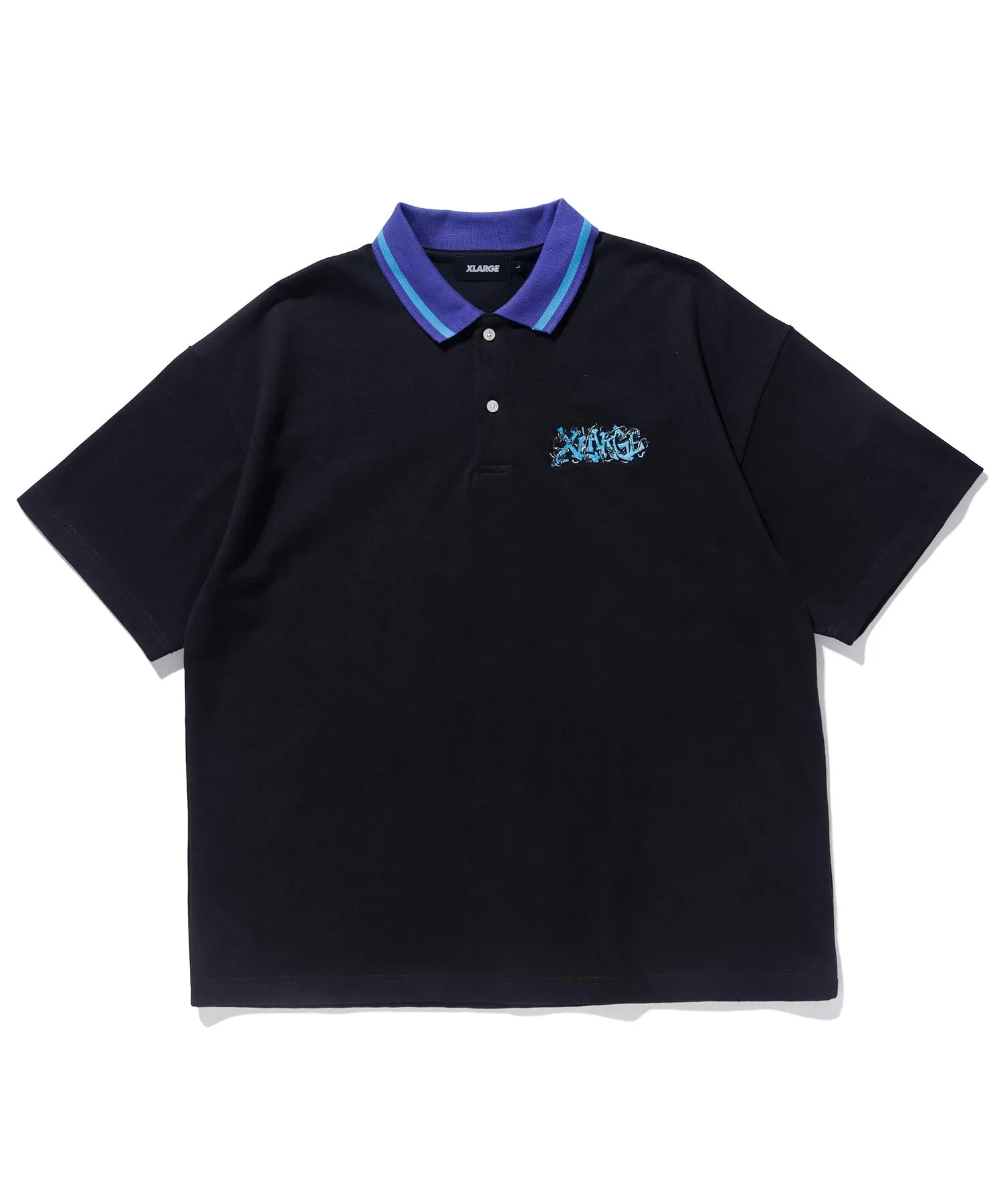 BARBED WIRE LOGO EMBROIDERY POLO SHIRT