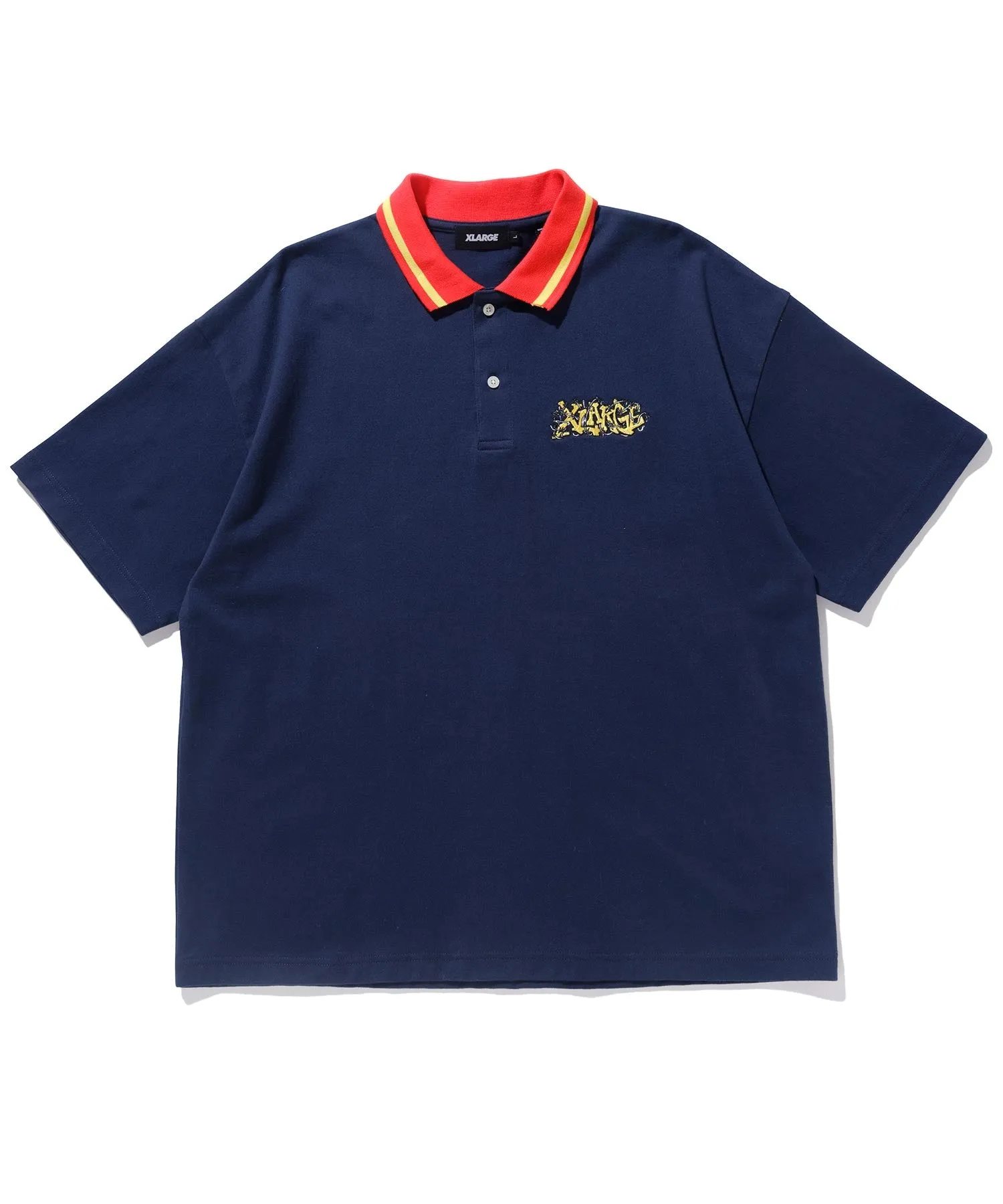 BARBED WIRE LOGO EMBROIDERY POLO SHIRT