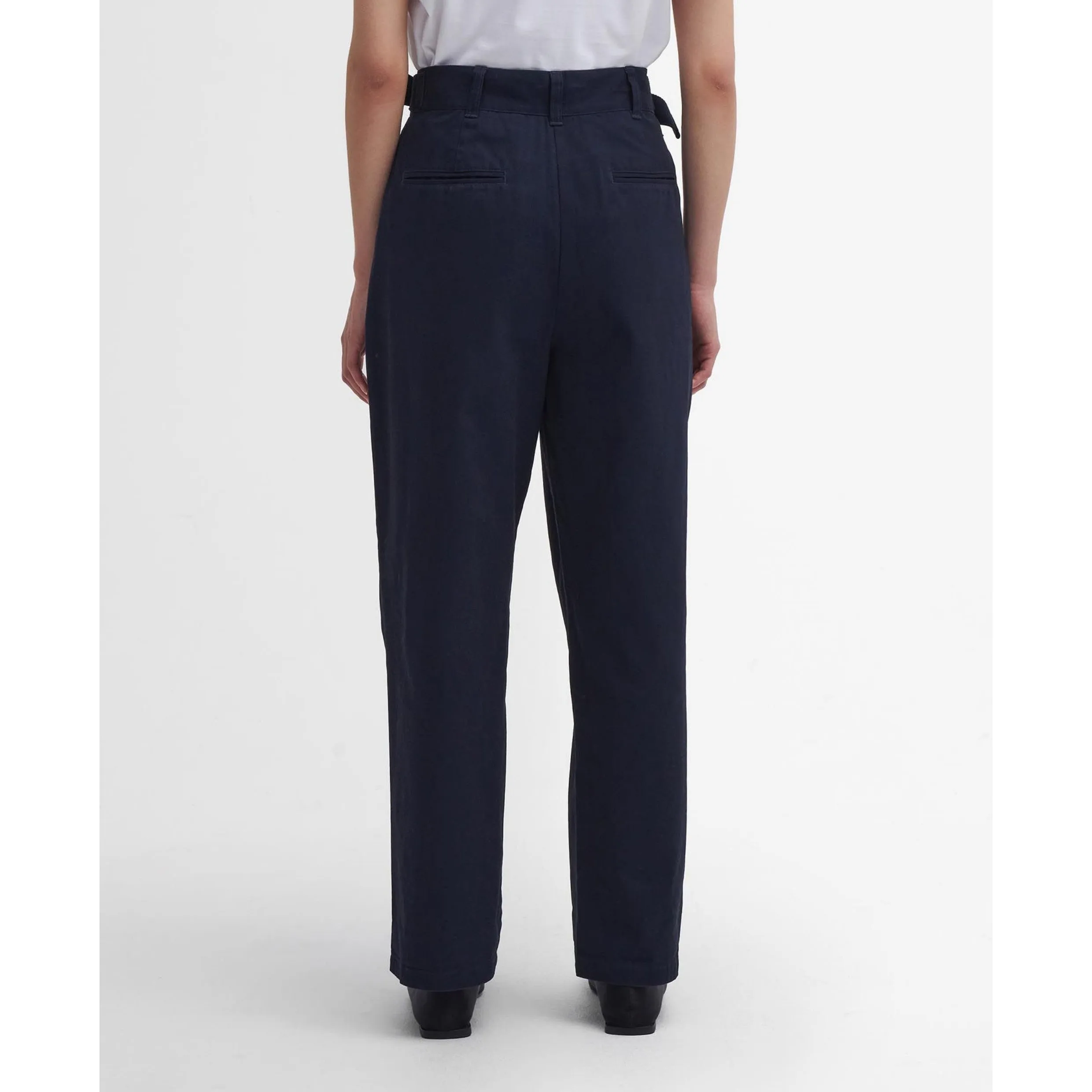 Barbour Amber Tapered Trousers in Navy LTR0373NY73