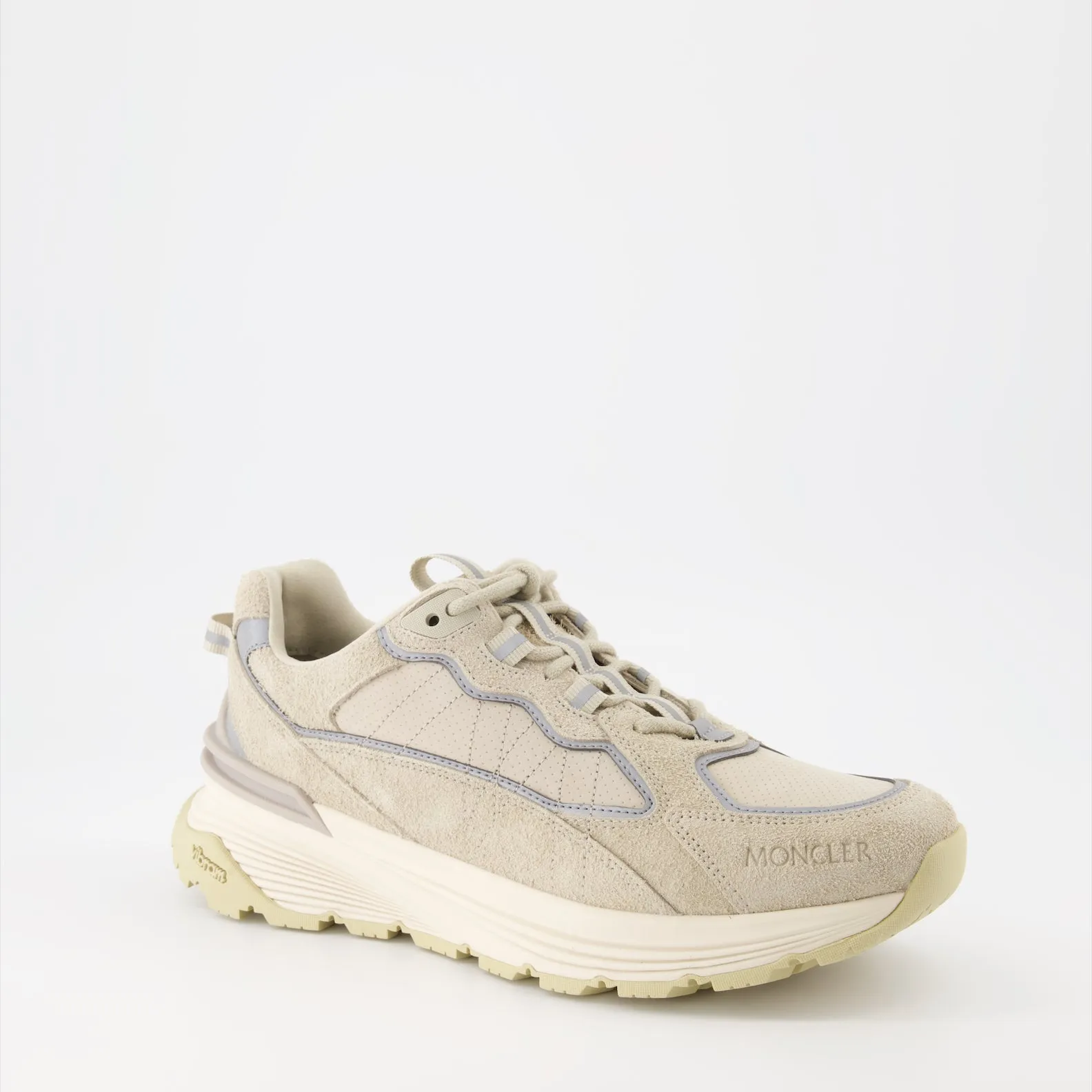 Beige Suede Lite Runner Sneakers