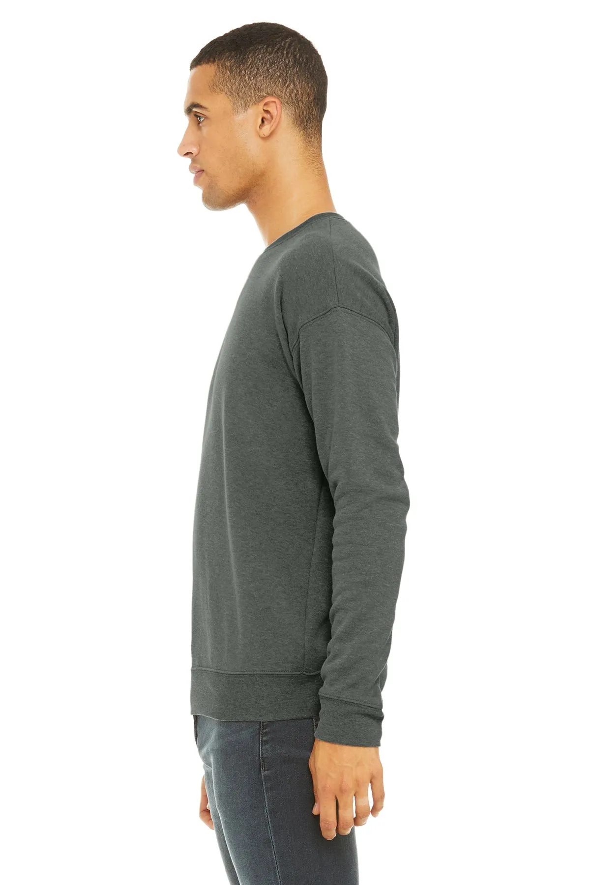 Bella Canvas Unisex Drop Shoulder Pullover, Deep Heather