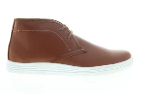 Ben Sherman Men's Tan Brown Chukka Boots - Mid Top Lace Up Chukkas