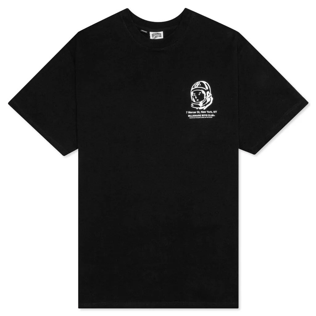 Black Landmark Short Sleeve Knit