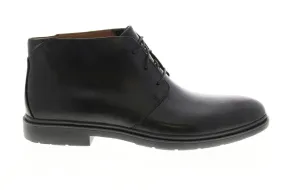 Black Leather Lace Up Chukkas Boots by Clarks - Un Tailor Mid 26144677 Men's