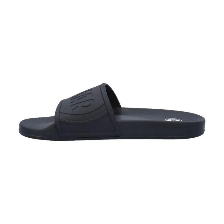 Black Men's COLMAR Ciabatta Slipper with Logo for Sale