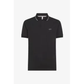 Black men's polo shirt.