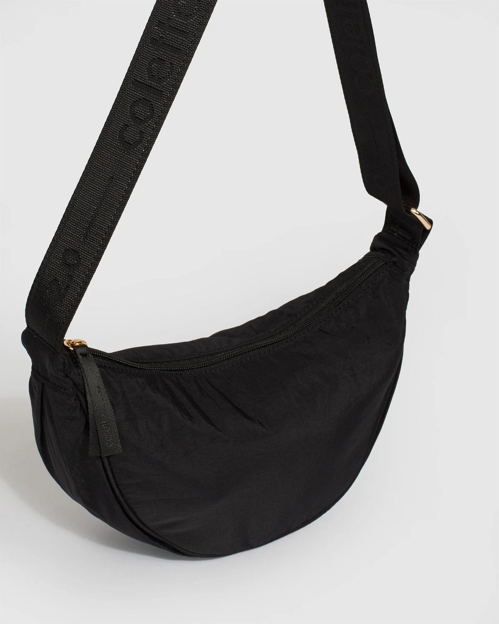 Black Sasha Crossbody Bag