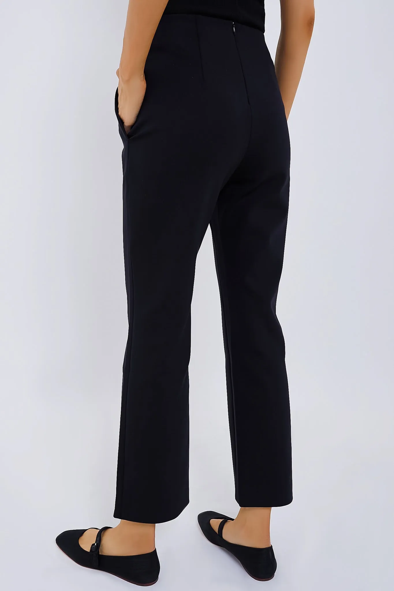 Black Scuba Tailor Trousers