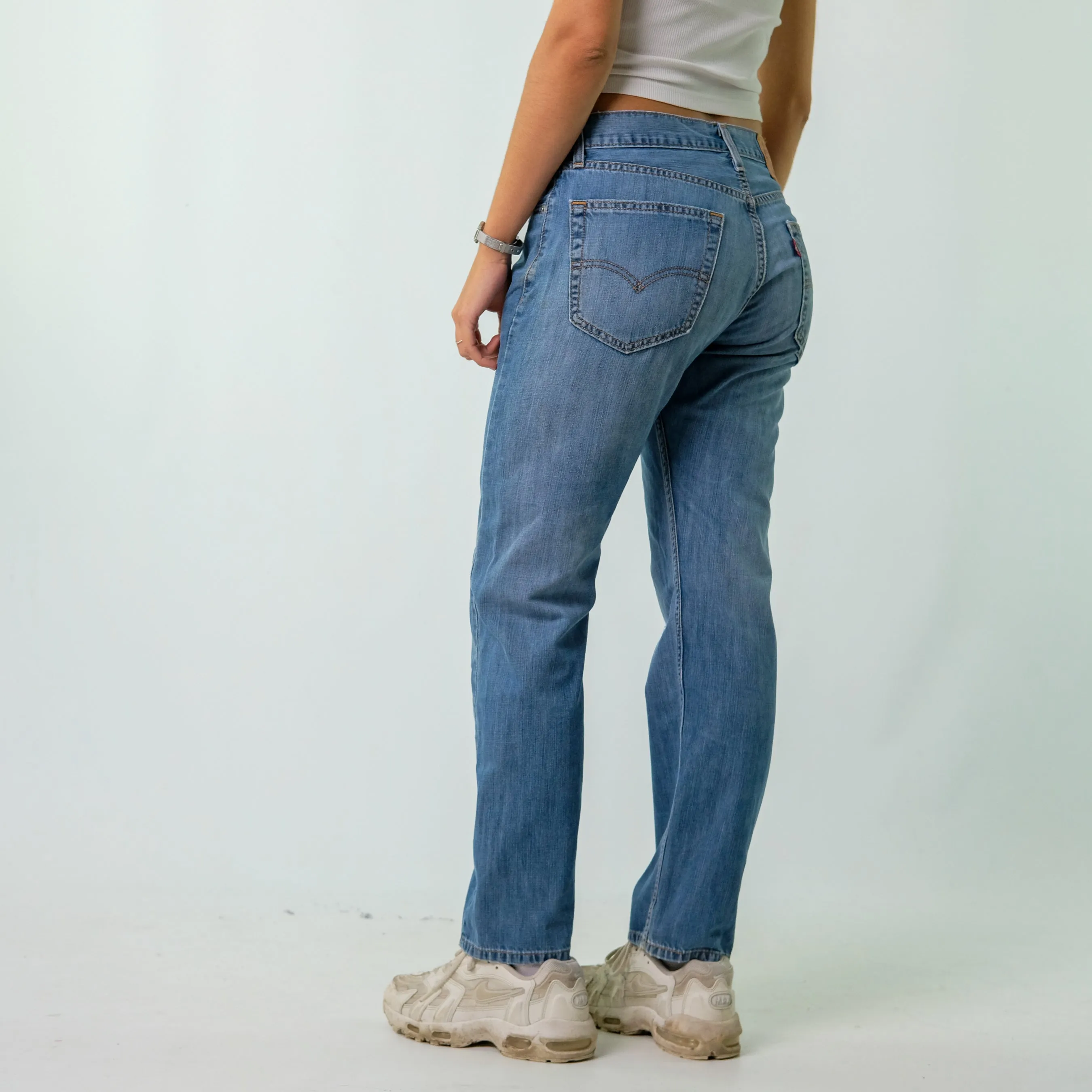 Blue 90s Levi's Denim Jeans Baggy Pants (30x30)