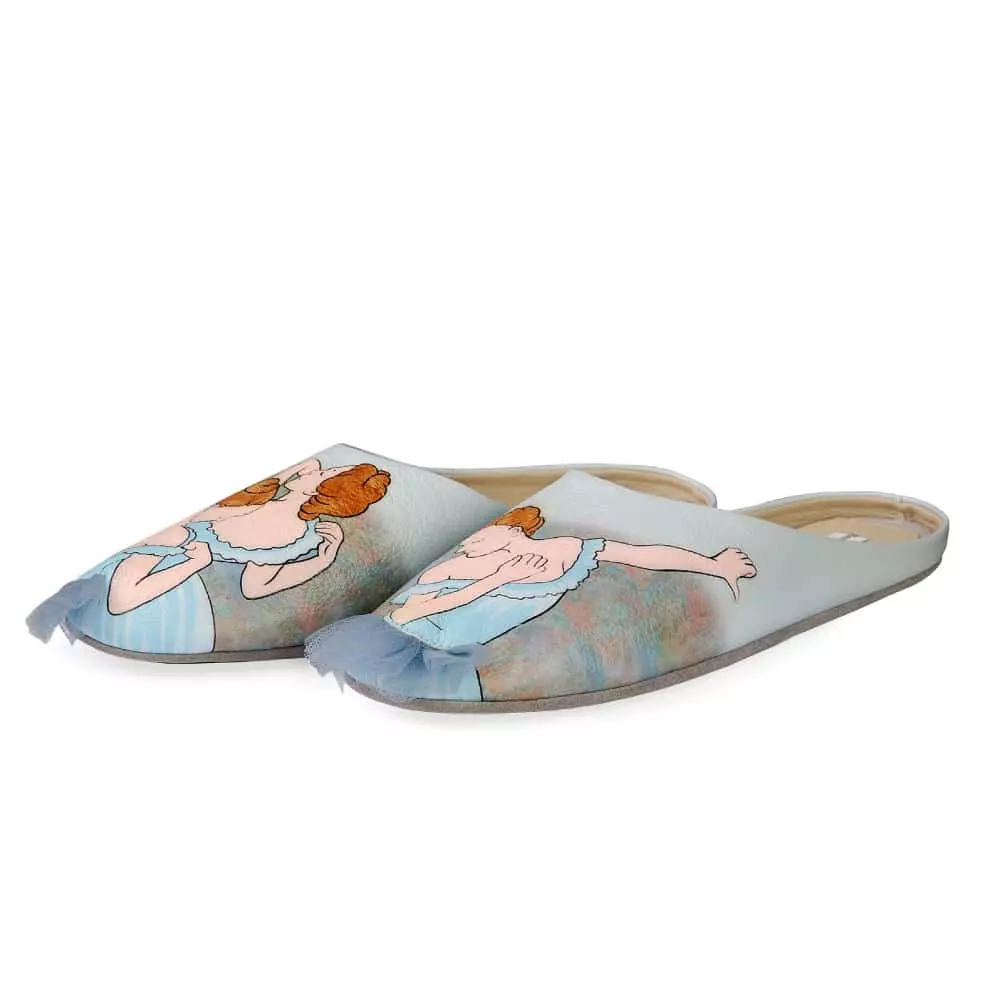 Stylish Blue Dancer Slippers