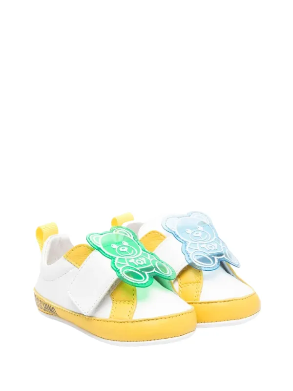 Blue Green Yellow Moschino Baby Shoes