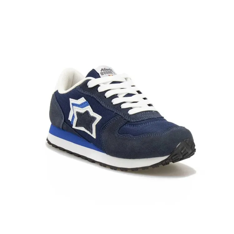 Blue Lace-Up Atlantic Star ICARO9 Boys' Sneakers.