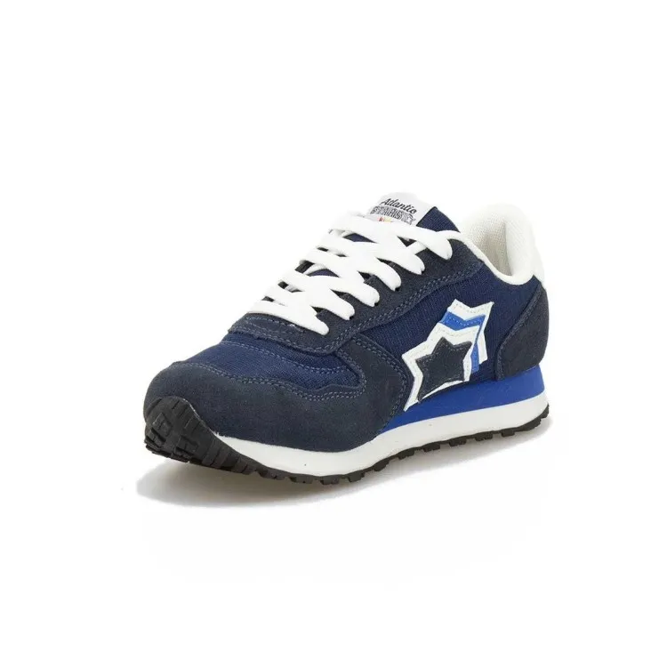 Blue Lace-Up Atlantic Star ICARO9 Boys' Sneakers.