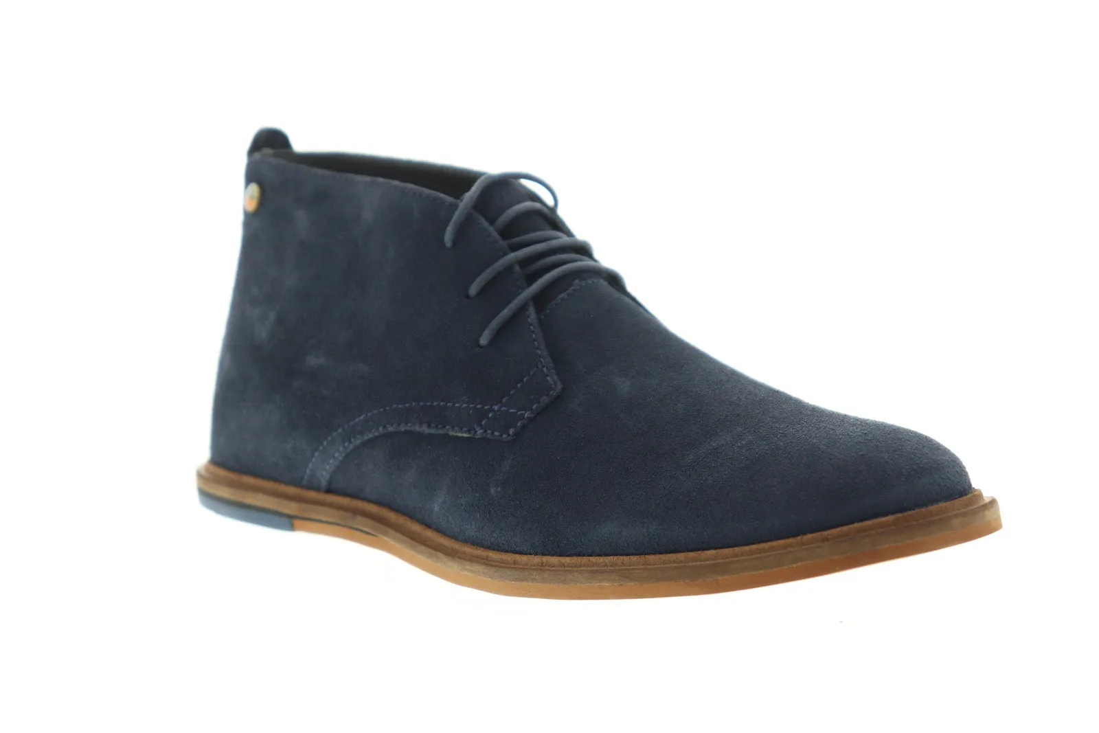 Blue Suede Chukka Boots - Frank Strachan MFW871 Men's Lace Up