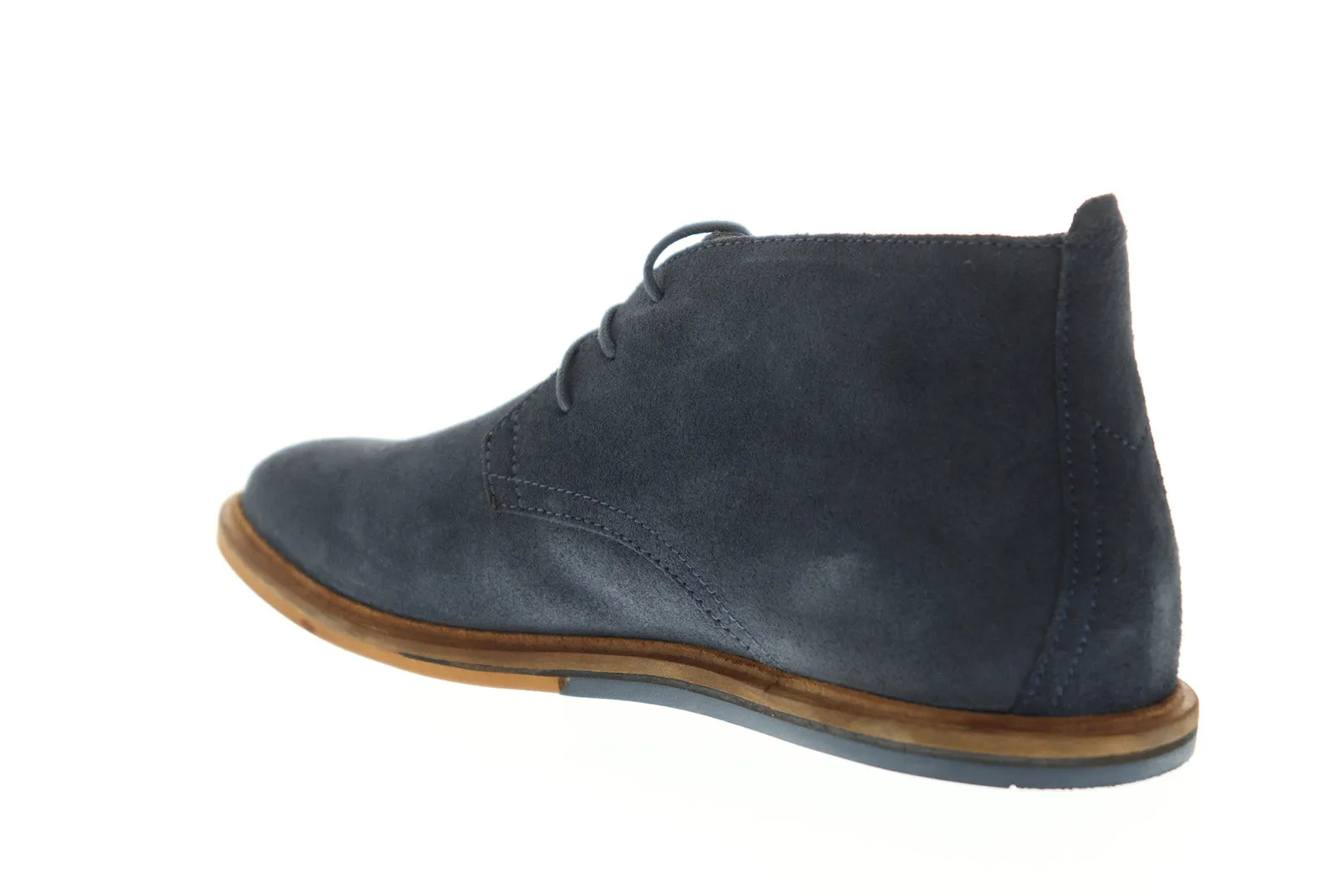 Blue Suede Chukka Boots - Frank Strachan MFW871 Men's Lace Up