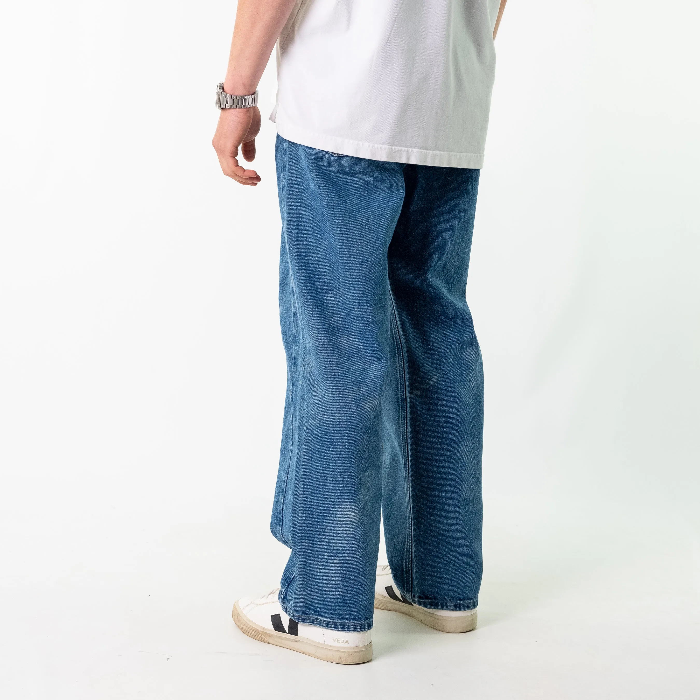 Blue y2ks Carhartt Denim Jeans Baggy Pants (38x30)