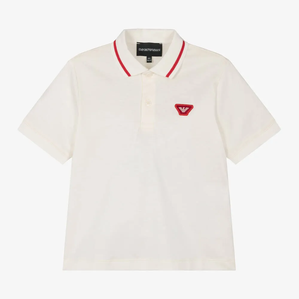 Boys Ivory Polo Shirt