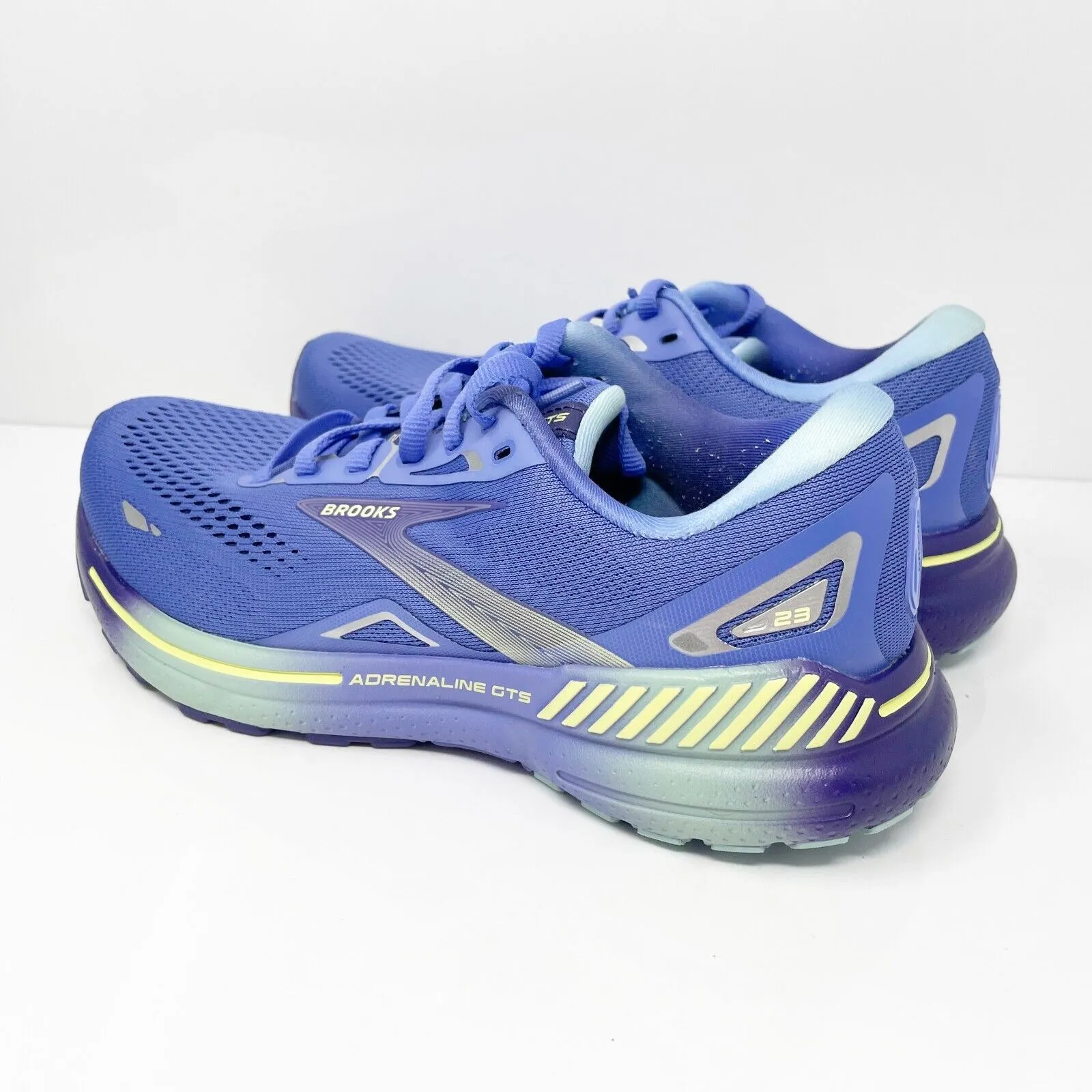 Brooks Womens Adrenaline GTS 23 1203811B469 Blue Running Shoes Sneakers Sz 7.5 B