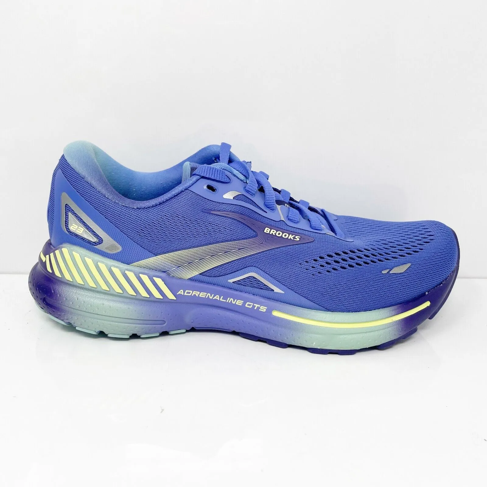 Brooks Womens Adrenaline GTS 23 1203811B469 Blue Running Shoes Sneakers Sz 7.5 B