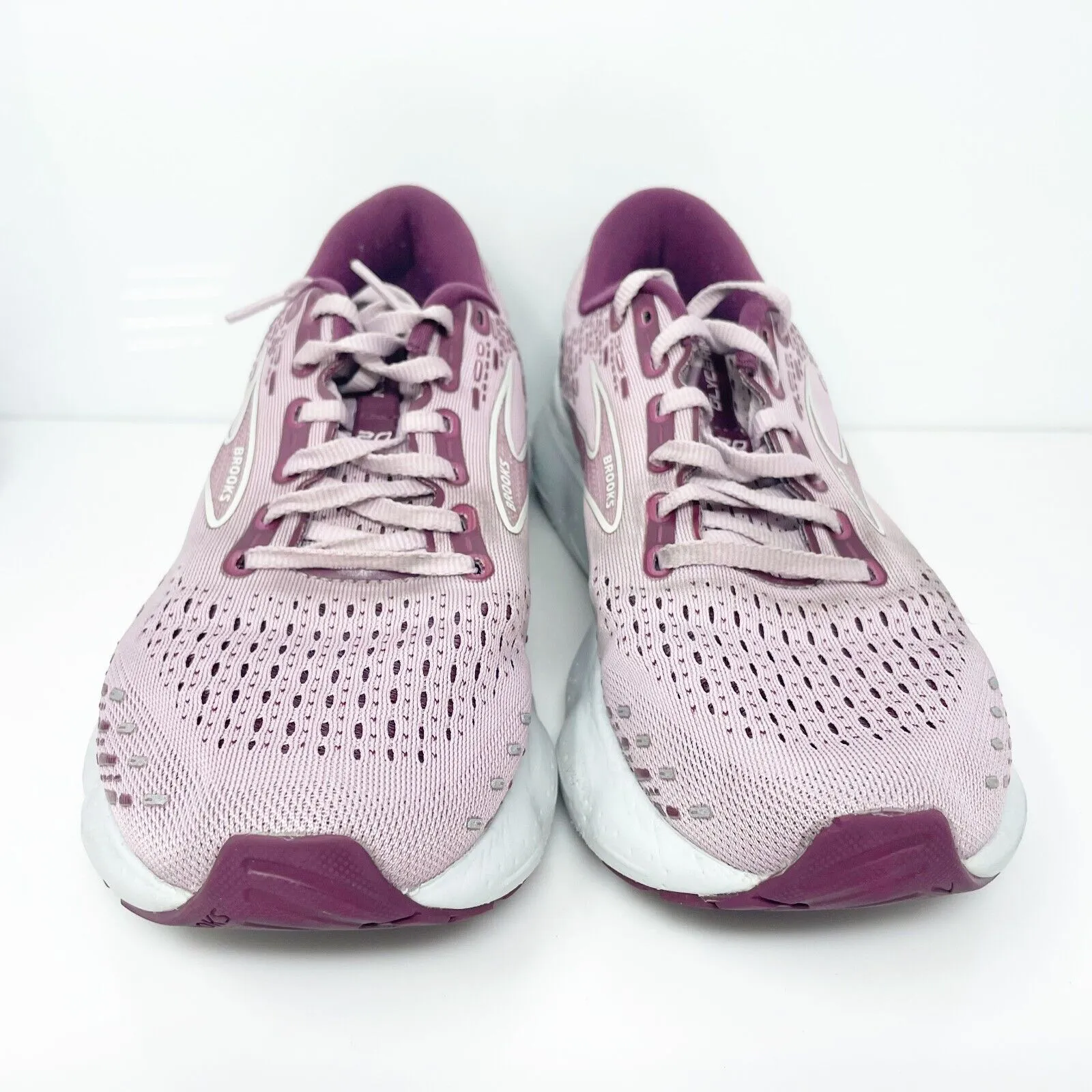 Brooks Womens Glycerin 20 1203691B577 Pink Running Shoes Sneakers Size 9.5 B