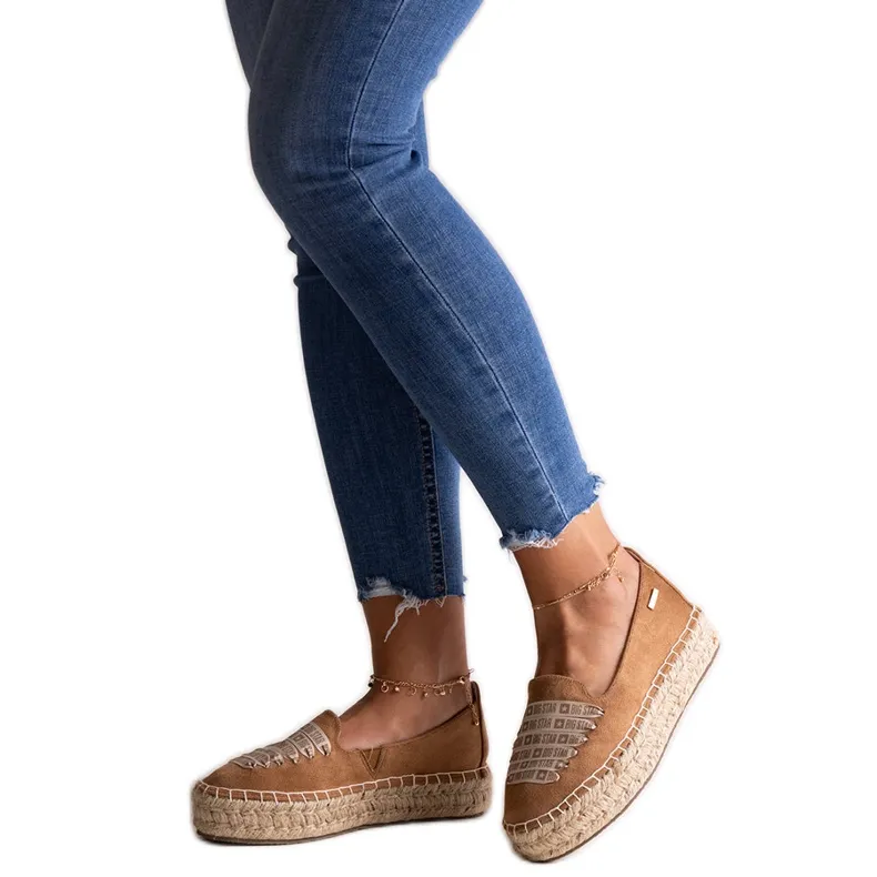 Brown Big Star JJ274892 espadrilles