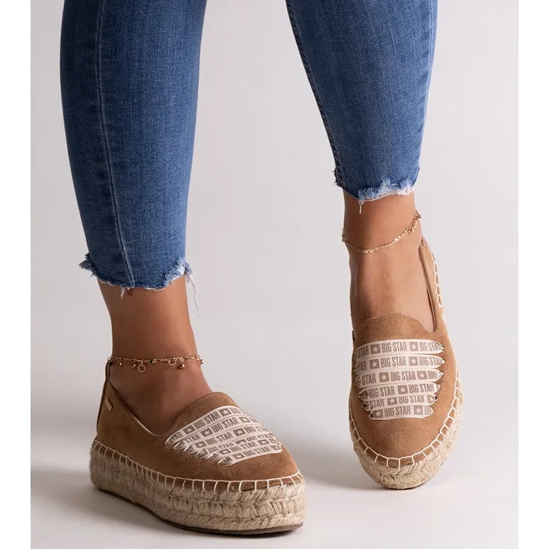 Brown Big Star JJ274892 espadrilles