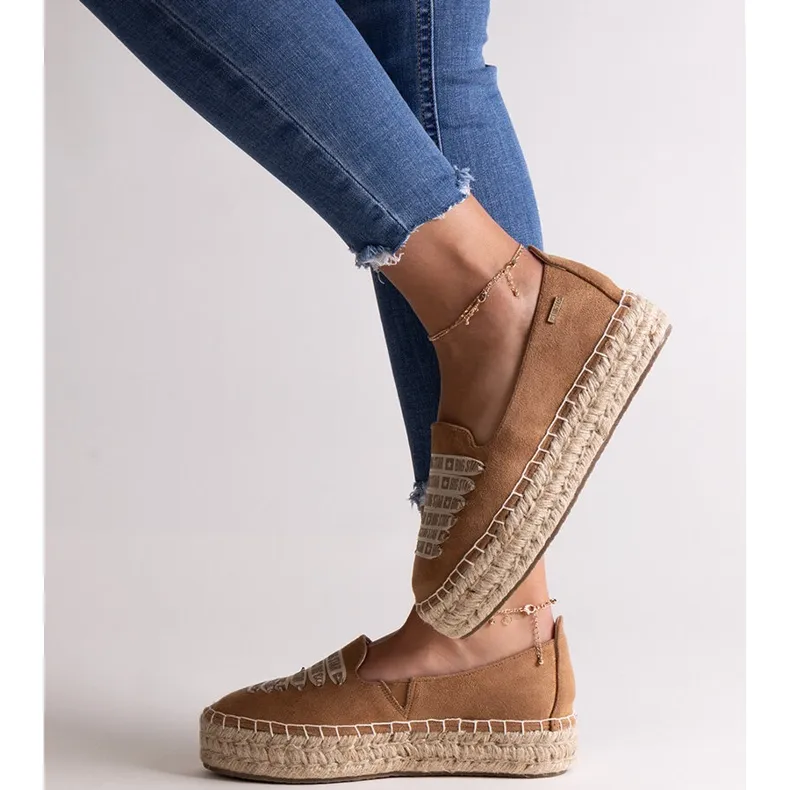 Brown Big Star JJ274892 espadrilles