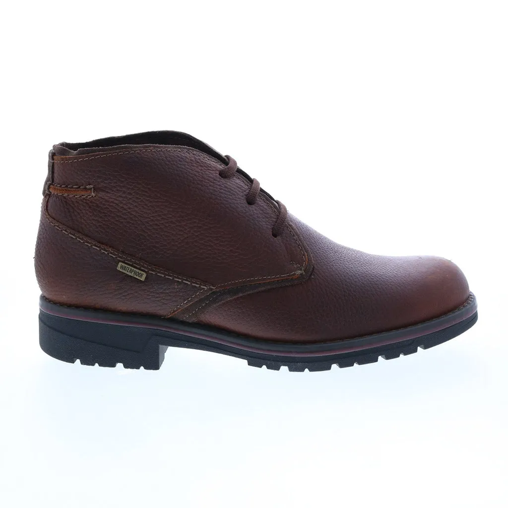 Brown Wide Leather Chukka Boots 26163605