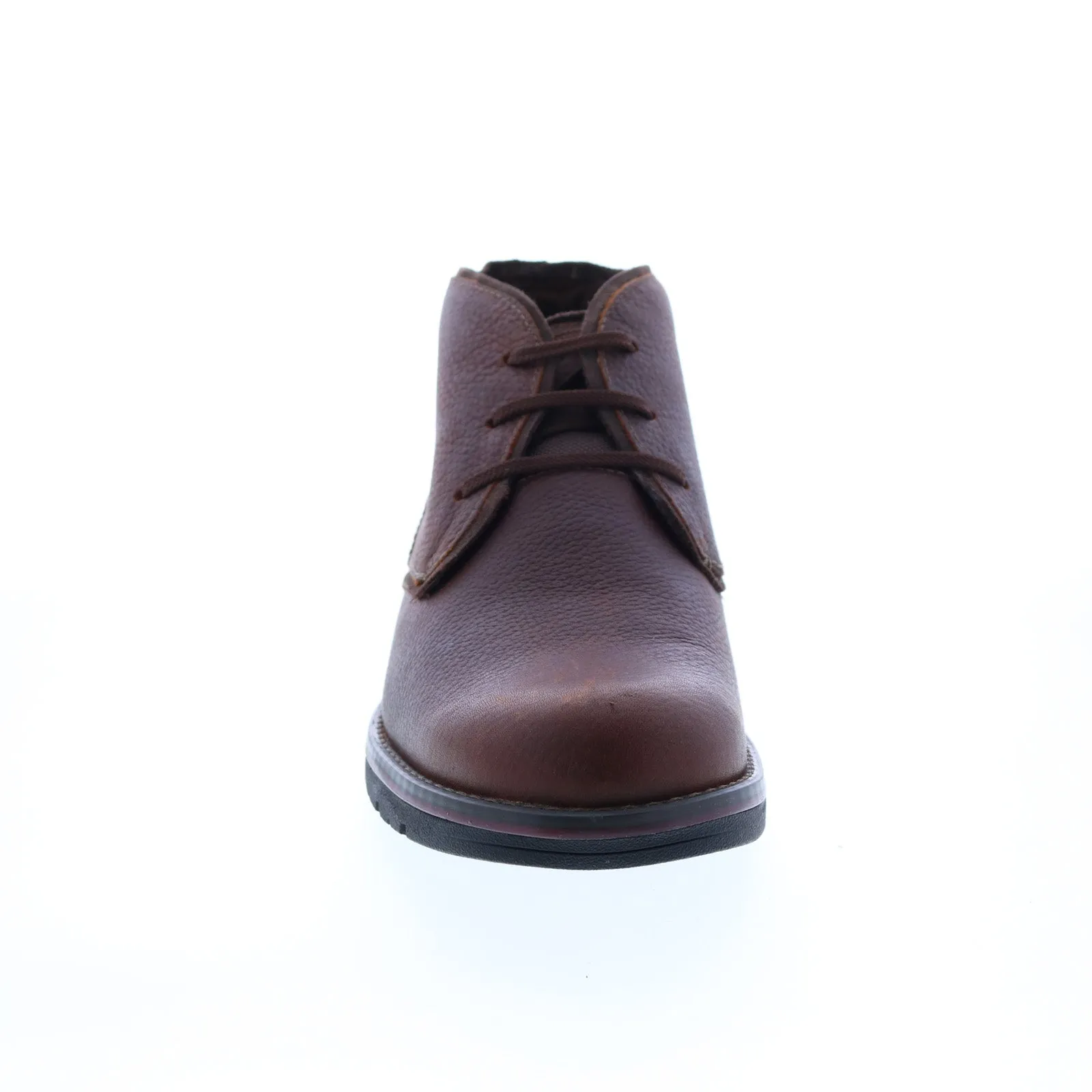 Brown Wide Leather Chukka Boots 26163605